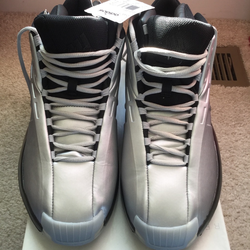 Adidas “The KOBE” Crazy 1 Kobe  Silver shoes